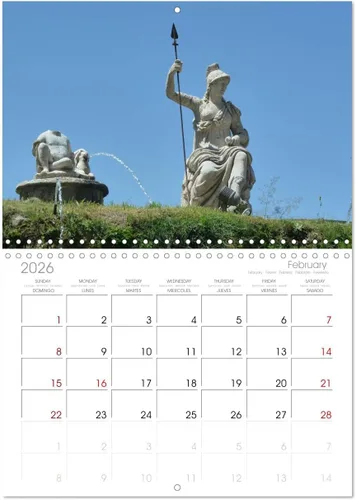Miniatura 6 de The Hanging Gardens of Tivoli - The Villa d'Este (calendario mensual de pared 2024 11.7 x 16.5 pulgadas (abierto)), calendario de 14 meses CALVENDO