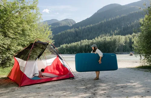 Miniatura 2 de Therm-a-Rest MondoKing - Alfombrilla de dormir autoinflable 3D para acampar