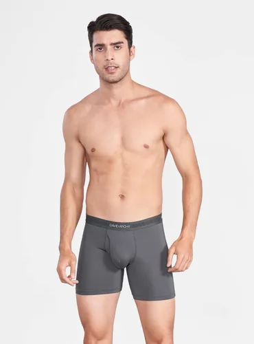 Miniatura 3 de DAVID ARCHY Mens Underwear Mesh Quick Dry Polyamide Boxer Briefs Active Sports Soft Breathable Underwear in 3 Pack