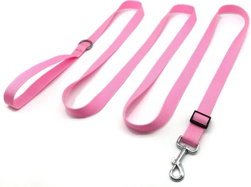Miniatura 7 de TAIAN Correa ajustable de nailon para perro, correas de perro de 6 pies de largo para perros medianos y grandes