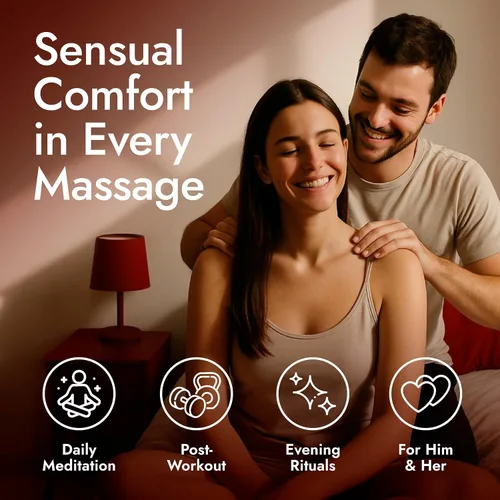 Miniatura 2 de H'ana Aceite de masaje sensual para una cita nocturna, suave calentamiento, calmante e hidratante, fabricado con aceite corporal de vainilla 100%