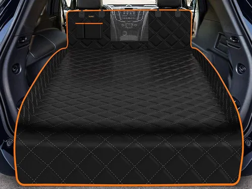 Miniatura 8 de Forro de carga para perros SUV, cubierta de carga impermeable para perro con protección de solapa para parachoques, alfombrilla duradera
