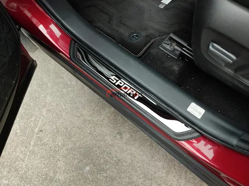 Miniatura 6 de Protector de entrada de puerta de automóvil, para Toyota C-HR CHR 2018-2022, 4 unidades, acero inoxidable con cubierta protectora de umbral
