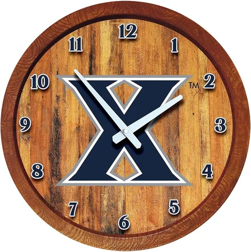 Miniatura 113 de The Fan-Brand NCAA Oklahoma Sooners: Reloj de pared con parte superior de barril de imitación para decoración de bar, decoración de fiesta
