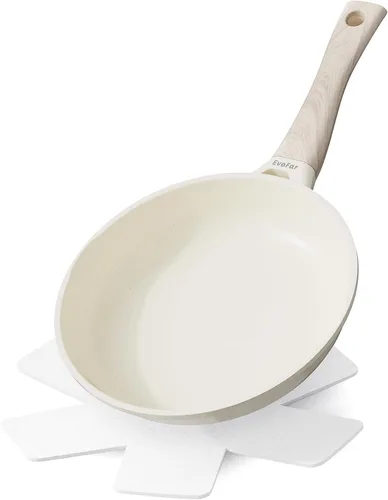 Miniatura 9 de Sartén de granito, sartenes antiadherentes de 8 pulgadas, sartenes antiadherentes ligeras para tortillas y huevos, utensilios de cocina no tóxicos
