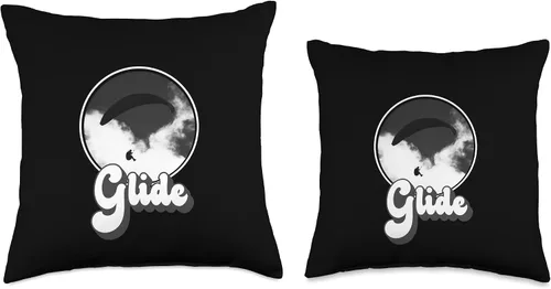 Miniatura 3 de Paraglide & Skydiving Gifts & T-Shirts Skydiving Parachuter Equipment - Almohada de regalo para parapente, 16 x 16 pulgadas, multicolor