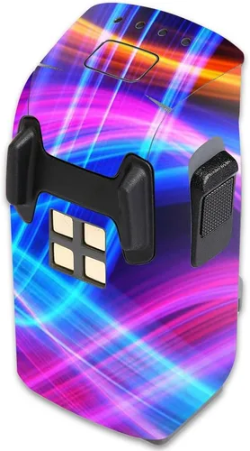 Miniatura 8 de MightySkins Skin Compatible con DJI Spark Mini Drone Battery – Rainbow Streaks Cubierta protectora de vinilo duradera y única Fácil de aplicar