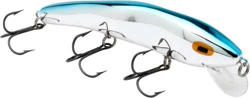 Miniatura 2 de Cotton Cordell Ripplin' Red Fin Crankbait - Señuelo de pesca, 4 1/2 pulgadas, 3/8 onzas Chrome Azul Back