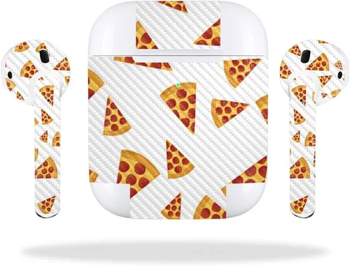 Miniatura 4 de MightySkins - Skin de fibra de carbono para Apple AirPods 2 (2019), diseño de plátanos, protección y acabado de fibra de carbono texturizada Fácil