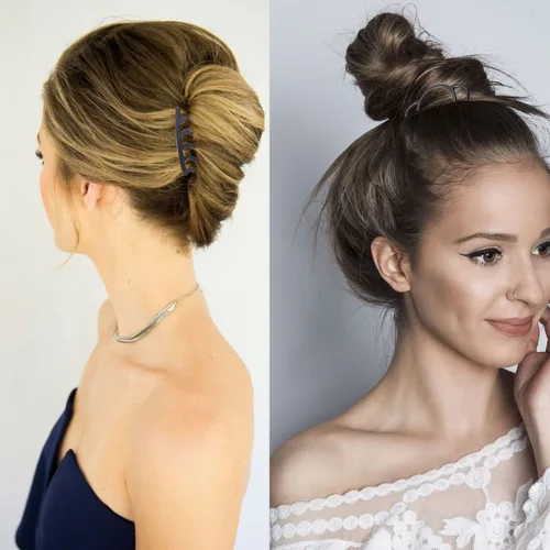 Miniatura 5 de 8 Piezas de Peines Laterales para el Cabello, Peines de Trenza Francesa de Metal, Pinza de Horquilla de Tenedor de Cabello con Dientes, Pinzas
