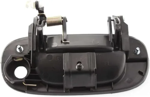 Miniatura 7 de Manija de puerta exterior para Dodge Ram 2500 1994-2002 lado del conductor frontal, negro texturizado Con orificio para llave Recorte: Base