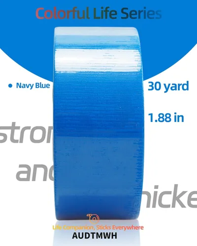 Miniatura 2 de AUDTMWH Cinta adhesiva resistente, 1.88 pulgadas x 90 pies, impermeable, resistente a la temperatura, durabilidad extrema, súper fijo, sin residuos