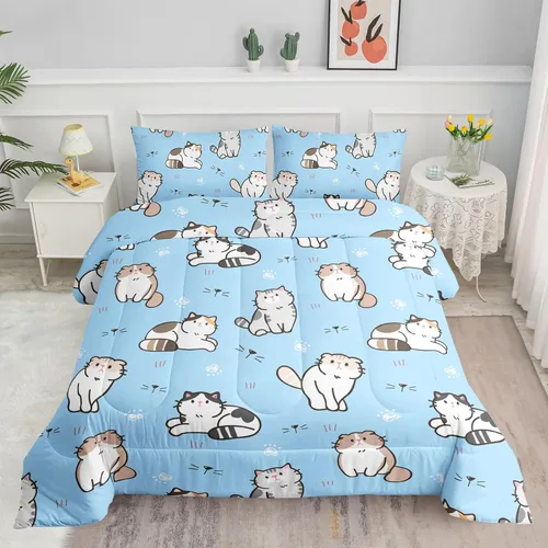 Miniatura 26 de Datura home - Juego de edredón de mariposa azul y negro para niñas y mujeres, juego de ropa de cama bohemio con estampado de mandala de mariposa