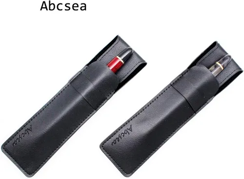 Miniatura 4 de Juego de 2 bolígrafos Jinhao 450 de punta fina, color negro medio (flor verde y hierba roja), con 5 recambios estándar negros de 0.020 in