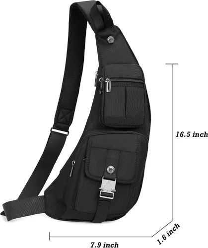 Miniatura 63 de Nicgid Sling Bag - Mochila bandolera para hombre), LYSB01NH075BJ-SPRTSEQIP
