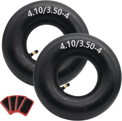 Miniatura 6 de 4.10/3.50-4 Tubos 4.10 3.50-4 Cámara de aire para neumáticos resistente de mano, triciclo eléctrico, carretillas, carritos de una rueda, cortacésped