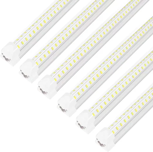 Miniatura 8 de AQIQUUT Luz de Taller LED de 2 pies, Luz de Taller LED, 25W 6500K 3200LM Cubierta Transparente, Luminaria LED T8, Luces de Techo y Taller