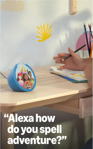 Miniatura 7 de Amazon Echo Pop Kids (modelo más reciente), Disfruta audiolibros apropiados para su edad, juegos interactivos y experiencias Alexa+ para crear