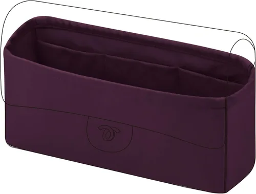 DGAZ Organizador de bolso personalizado o inserto de almohada para bolsas Chanel CF, organizador de bolsas suave y sedoso, bolso de lujo y moldeador
