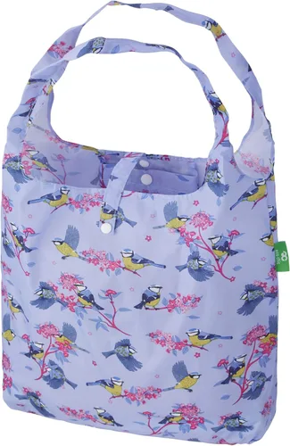 Miniatura 39 de ECO CHIC Bolsas plegables reutilizables para comestibles, bolsa de compras ligera, reciclada y reutilizable, bolsa plegable impermeable Gafas Gatos