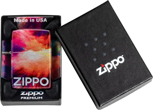 Miniatura 6 de Zippo Encendedor de bolsillo cromado con diseño Tie Dye 540