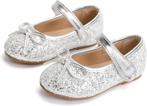 Miniatura 2 de Otter MOMO Zapatos planos de bailarina para niña, con lazo decorativo, ideales para llevar con vestido y combinan bien con flores, para escuela
