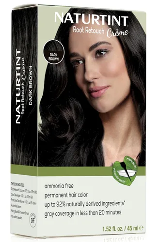 Miniatura 13 de Naturtint Black Root Retouch Crème - Tinte permanente para el cabello, sin amoníaco, gris oculto, sin aroma artificial, 1.52 onzas líquidas Negro