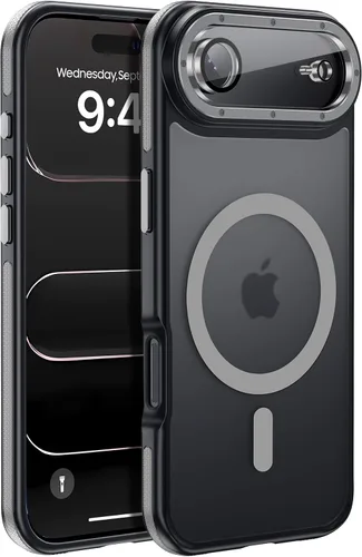 Miniatura 135 de Funda para iPhone 17 Pro Max con protector de lente de cámara [protección de grado militar de 10 pies] compatible con MagSafe a prueba de golpes