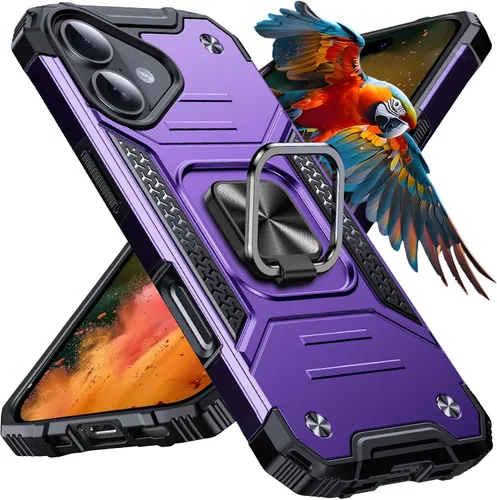 Miniatura 13 de Anqrp Funda resistente para iPhone 6/7/8/SE/SE2 con soporte de anillo mejorado y agarre, grado militar, a prueba de golpes, resistente y robusta