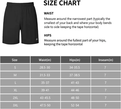 Miniatura 6 de Roadbox Pantalones cortos de entrenamiento para hombre, atléticos, gimnasio, correr, baloncesto, 7 pulgadas, con bolsillo, para deportes de fitness