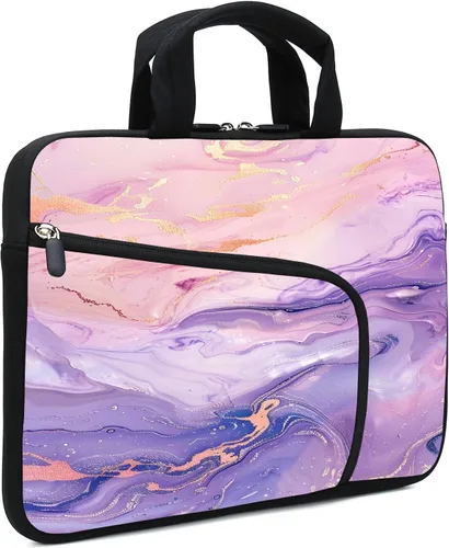 Miniatura 9 de Funda para portátil de 11.6" 12.2 pulgadas para Chromebook, Ultrabook, portátil, tableta de neopreno con asa para hombres y mujeres, dos bolsillos