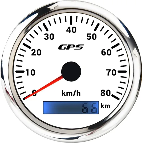 Miniatura 7 de ELING Velocímetro GPS de 3.346 in 0-200 MPH Kit de medidor de velocidad para coche, camión, motocicleta con 7 retroiluminaciones 12 V 24 V