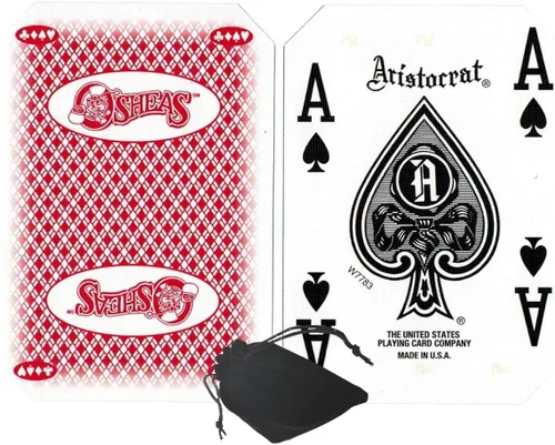 Miniatura 20 de Cyber-Deals Authentic Las Vegas Casino Table-Played Playing Cards – 52 Cards Each, No Jokers – Variety of Casinos & Colors Aliante - White/Blue