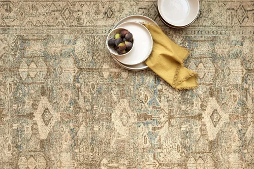 Miniatura 5 de Loloi Colección Margot MAT-04 Antigua/Salvia Alfombra de Pasillo de 2'-6" x 11'-6" con CloudPile, Sin Pelusa Fácil de Limpiar Alfombra de Área