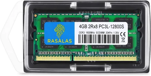 Miniatura 7 de 8 GB (2 x 4 GB) PC3L-12800S DDR3L 1600MHz 4GB RAM DDR3L PC3L-12800S 1600MHZ SODIMM 2Rx8 1.35V 204Pin CL11 Rasalas Kit de memoria para computadora