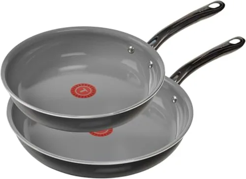 Miniatura 10 de T-Fal Preserve Ceramic, juego de utensilios de cocina antiadherentes de 13 piezas, apto para horno y asador hasta 350°F, incluye olla de cocción Azul