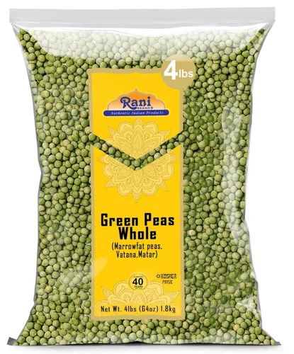 Miniatura 12 de Rani Green Peas Split, Secos (Vatana, Matar) 400oz (25lbs) Caja a granel de 25.0 lbs ~ Todo natural Vegano Apto para gluten Producto