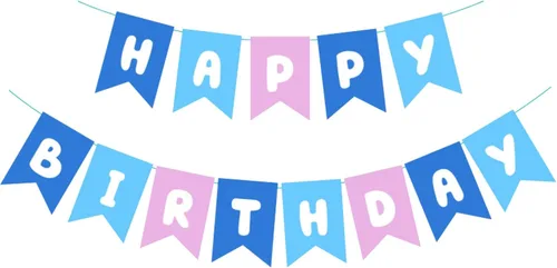 Miniatura 15 de Cartel de feliz cumpleaños con letras brillantes con purpurina para decoración de cumpleaños, suministros de decoración de fiesta (negro)