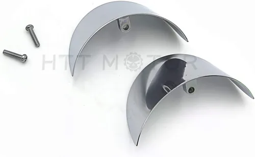 Miniatura 7 de Viseras de señal de giro negras compatibles con H-D 86-92 FXRT 86-90 FLST 88-Later FLSTC 94-Later FLHR