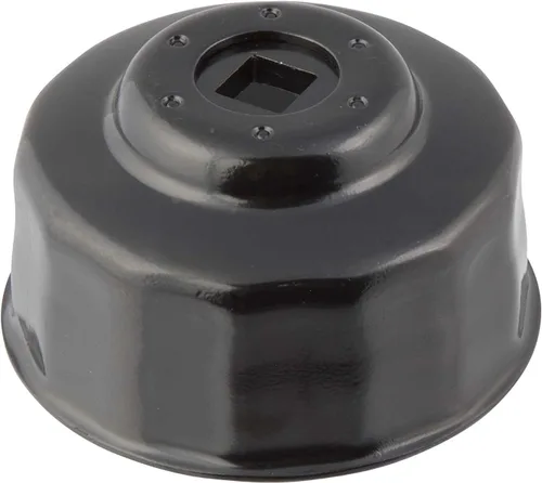 Miniatura 9 de Steelman 90mm x 15 Flauta Llave para tapa del filtro de aceite, accionamiento de 3/8 de pulgada, diseño de bajo perfil para espacios reducidos