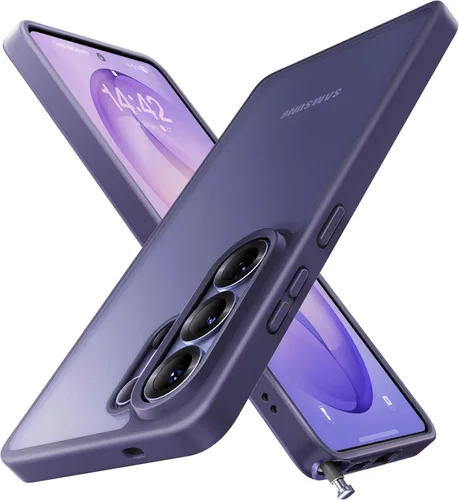 CASEKOO Funda violeta para Samsung Galaxy S26 Ultra de 6.9 pulgadas, protector de cámara, protección de grado militar de 16 pies, antihuellas,