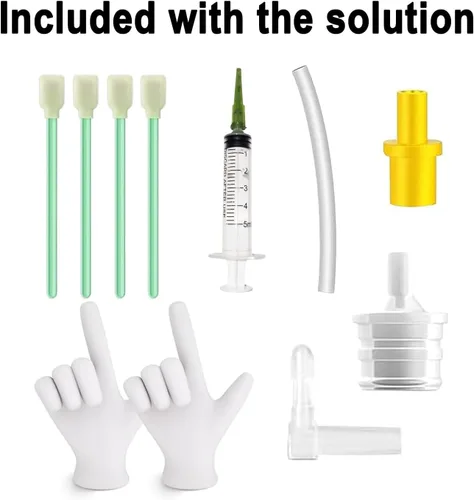 Miniatura 4 de Kit de limpieza de cabezal de impresión de 5.1 fl oz para Epson, Kit de limpieza de cabezal para DTF, Kit de limpieza de cabezal de impresora