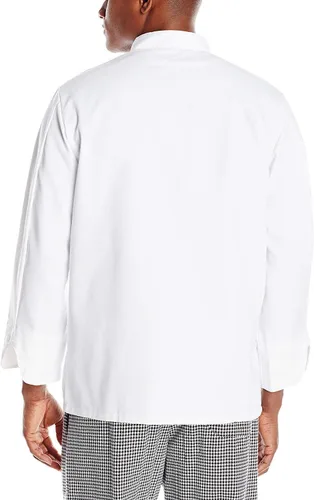 Miniatura 2 de Bata de chef para hombre con ocho botones transparentes, de Chef Designs