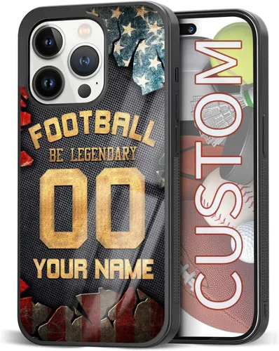Miniatura 24 de Fundas de teléfono personalizadas con nombre, diseño vintage con textura de metal para iPhone 6, 7, 8, 11, 12, 13, 14, 15, 16, 17 Pro Max Plus Mini