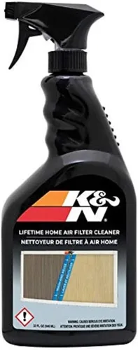 K&N Limpiador de filtro HVAC: limpiador y refresco de filtro de botella de spray de 32 onzas; restaura el rendimiento del filtro de aire K&N Home;