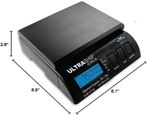 Miniatura 3 de Ultraship - Báscula electrónica digital de 75 libras para cocina