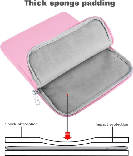 Miniatura 4 de MoKo Funda de transporte para tablet de 9 a 11 pulgadas, compatible con iPad Air M3 de 11 pulgadas, iPad A16 2025, iPad Pro 11 M4, Air 5/4/3, iPad