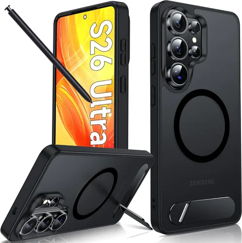 Miniatura 39 de LeYi para iPhone-13 Funda/iPhone-14 Fundas: con soporte para MagSafe i Phone 13Funda con anillo magnético iPhone14 iPhone13 Cubierta Funda para Negro