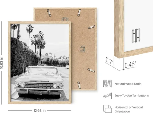 Miniatura 3 de Haus and Hues Póster de Coche en Blanco y Negro - Cuadros en Blanco y Negro para Decoración de Pared, Impresiones y Pósteres de Coches, Arte de El