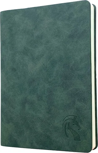 Miniatura 13 de LeStallion Cuaderno Amarillo de 120GSM - Cuaderno A5 con líneas amarillas - 211 páginas numeradas con líneas Tabla de contenidos Tapa blanda